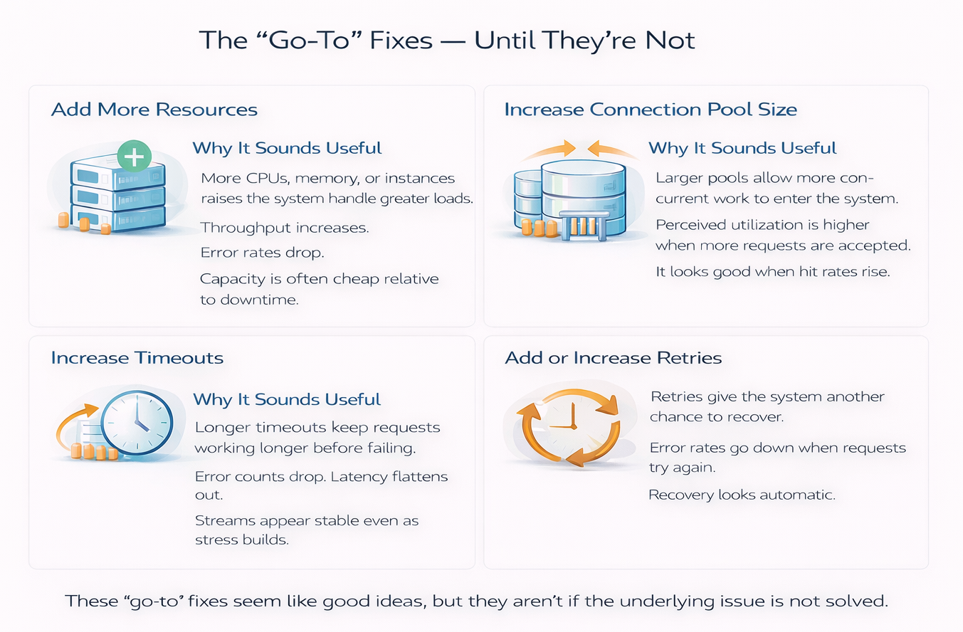 Common production fixes applied reactively